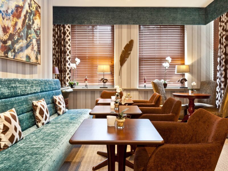 Ambleside Hotel Lounge Bar area with tables