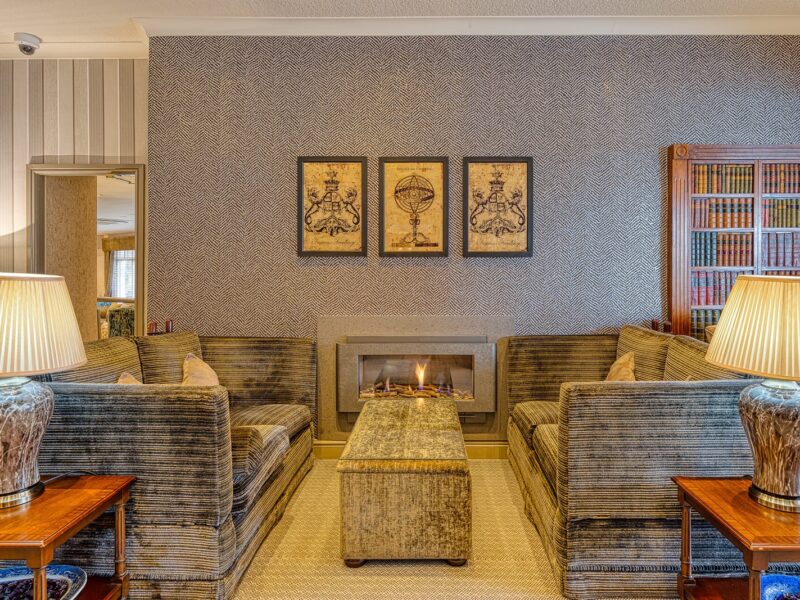 Salutation Lounge with fireplace