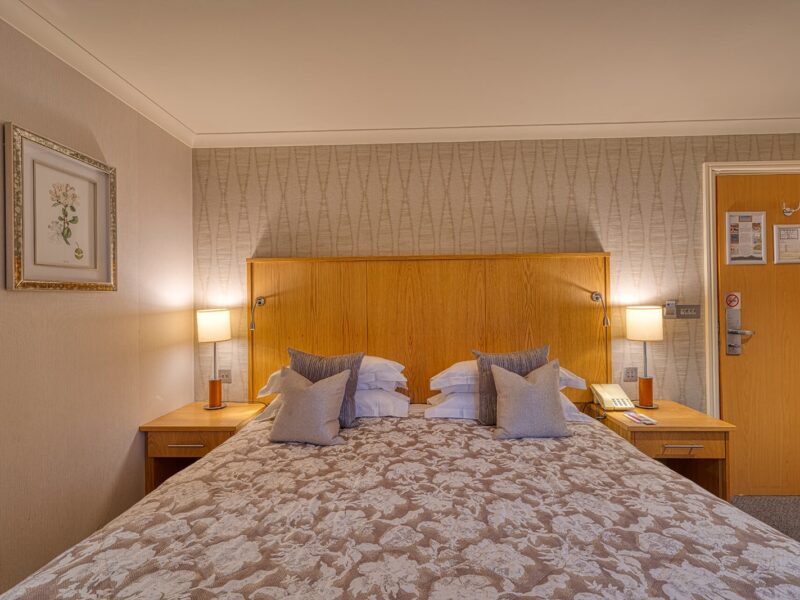 Wansfell Lodge Club double bed and headboard