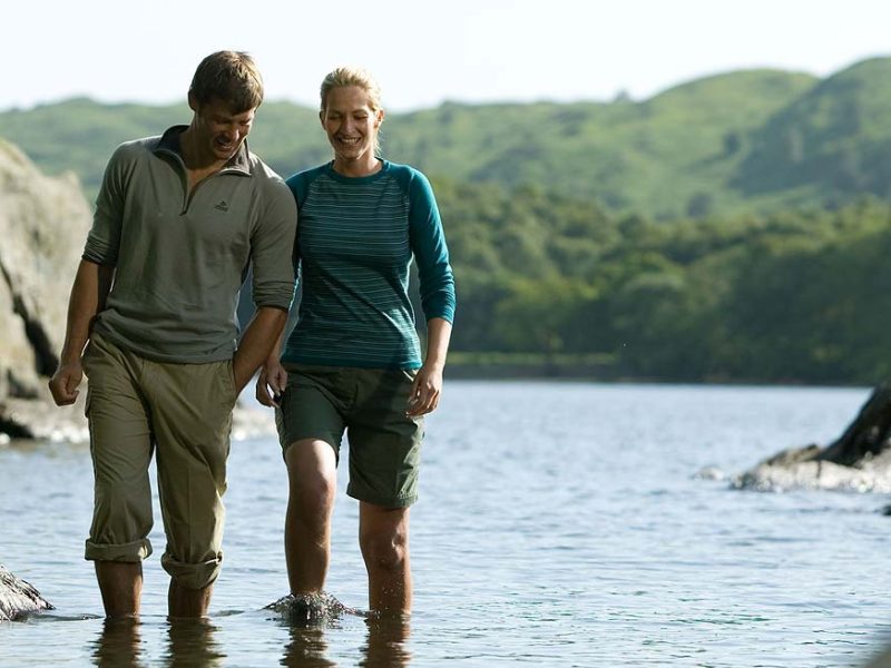a couple exploring ambleside and the lakedistrict